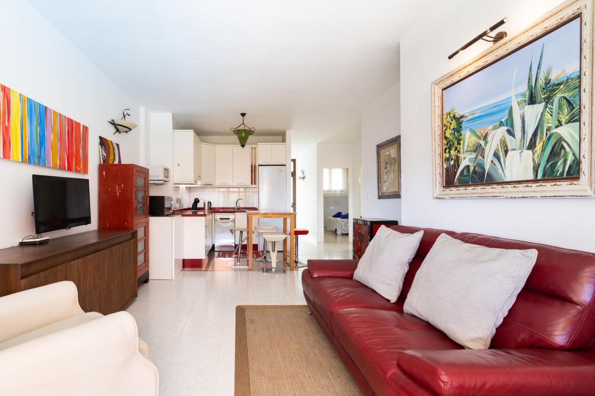 Classbnb - Seafront Apartment At Las Vistas Beach Arona  Dış mekan fotoğraf